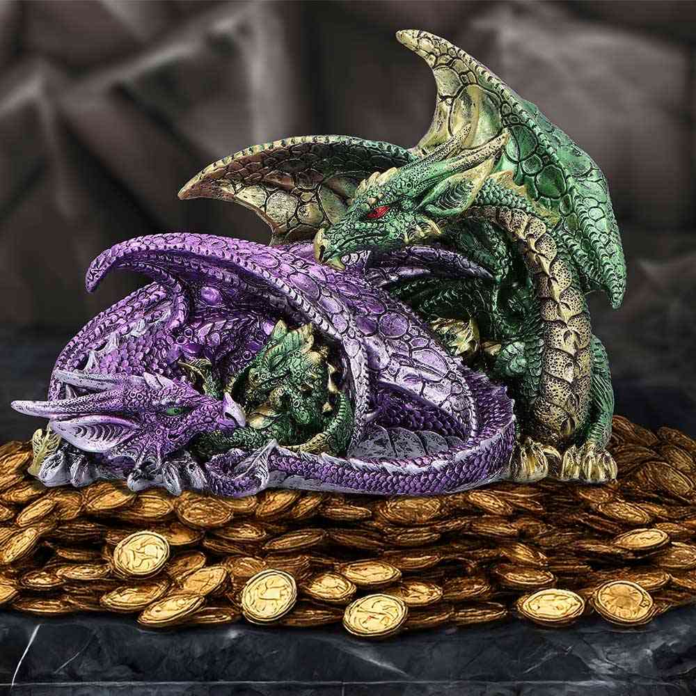 Nemesis Now - Precious Hoard Figurine - Dragon - Multicolours